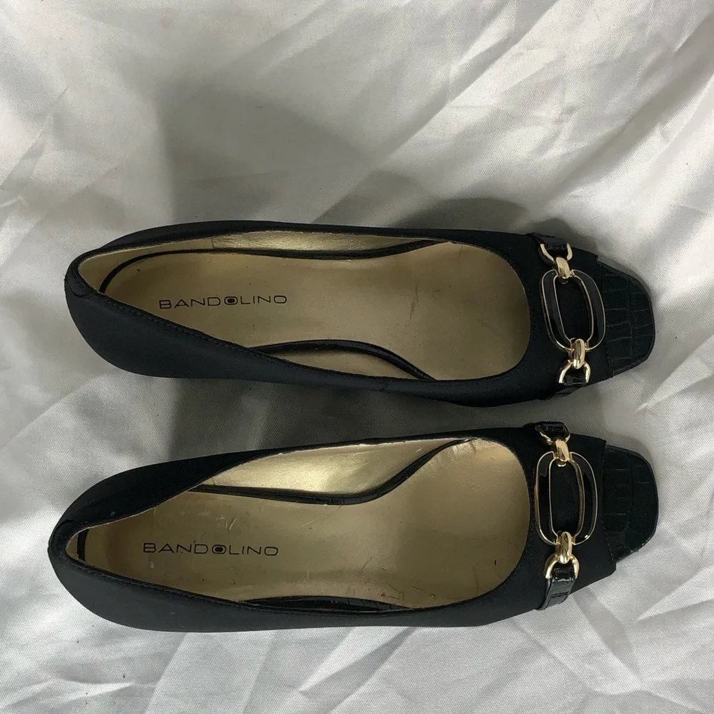 20. Bandolino Womens Wedge Heels Sz 7.5 - Picture 2 of 10